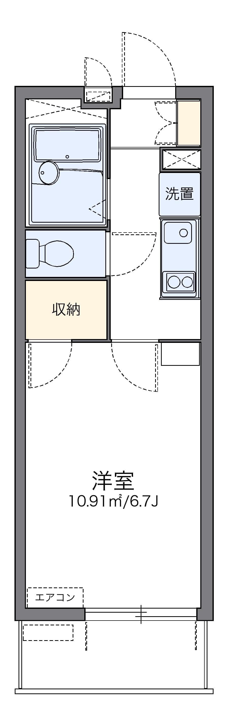 Preview floorplan of leopalace Rinrin