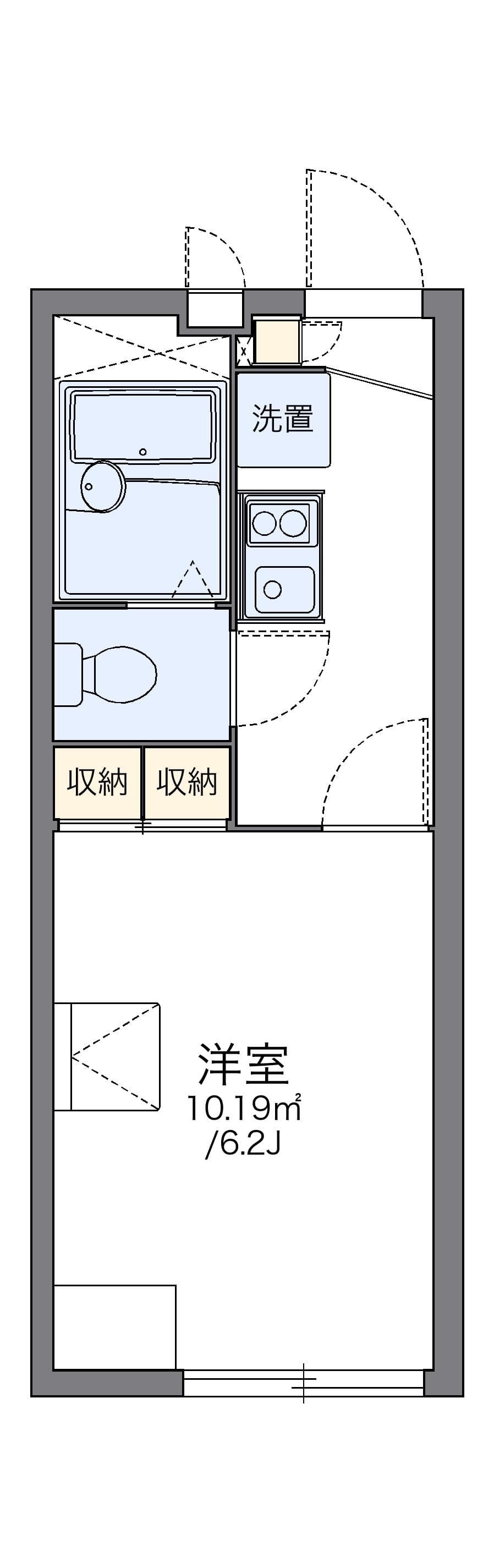 Preview floorplan of leopalace MUSASHI II
