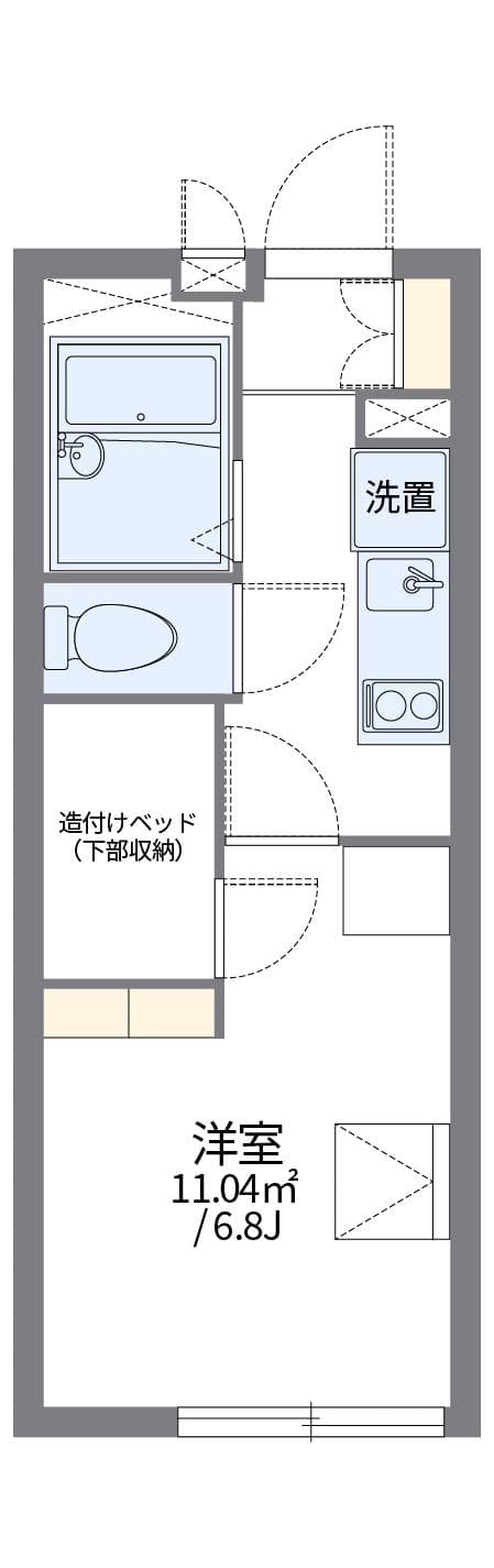 Preview floorplan of leopalace Comfort Mikami