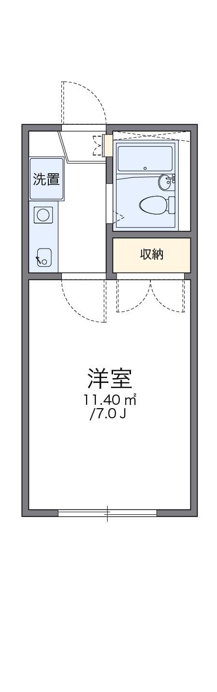 Preview floorplan of leopalace Matsuda