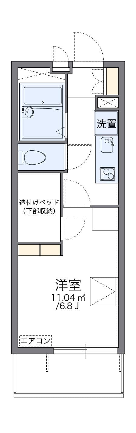 Preview floorplan of leopalace OKANO