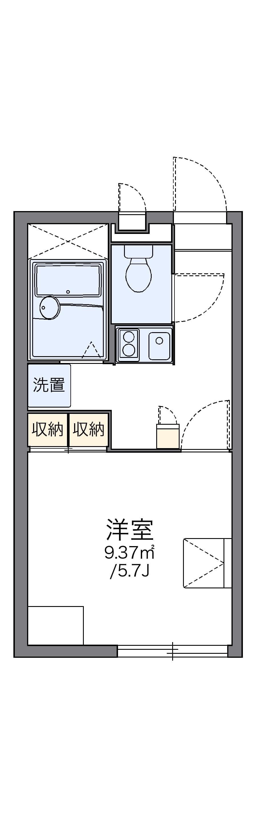 Preview floorplan of leopalace Riverside Takeda