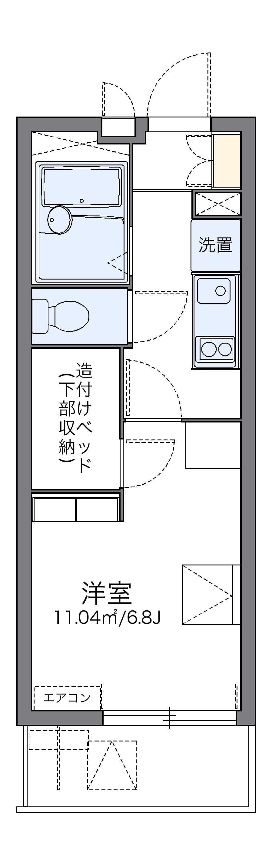 Preview floorplan of leopalace TOKU