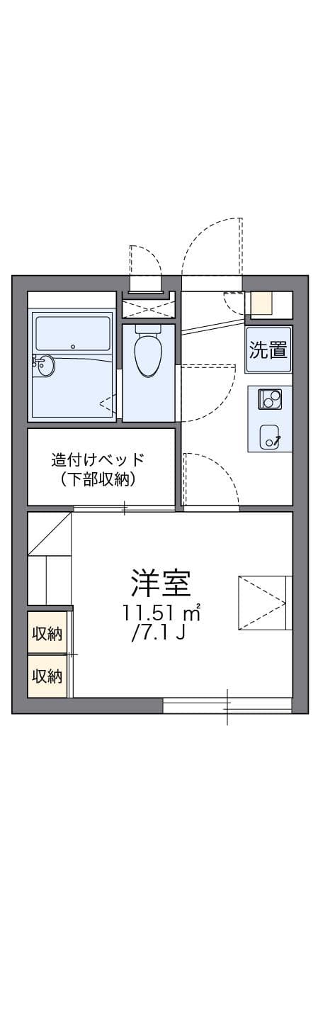 Preview floorplan of leopalace Haruhi
