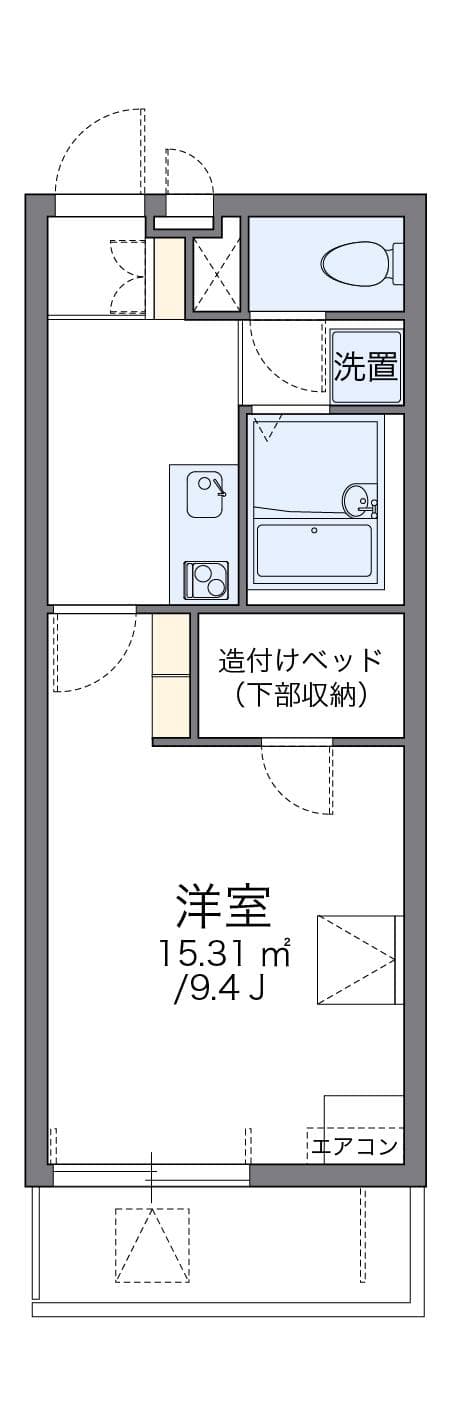 Preview floorplan of leopalace Ai Stay Tsukuba