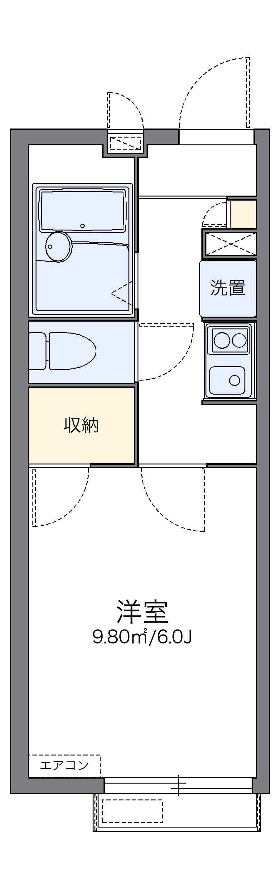 Preview floorplan of leopalace Hana
