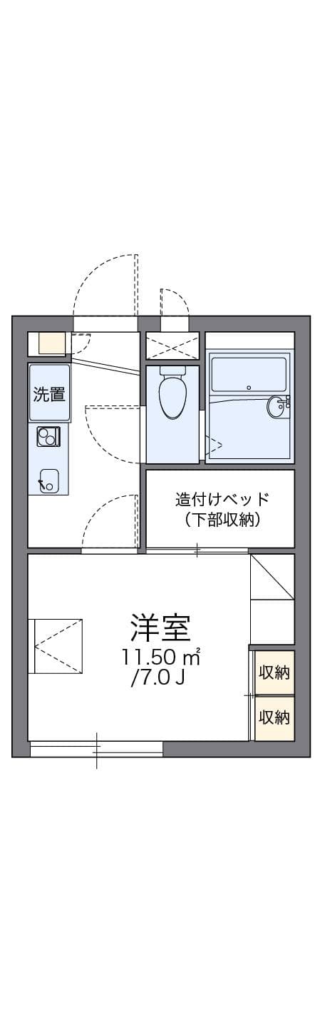 Preview floorplan of leopalace Kuki Minami