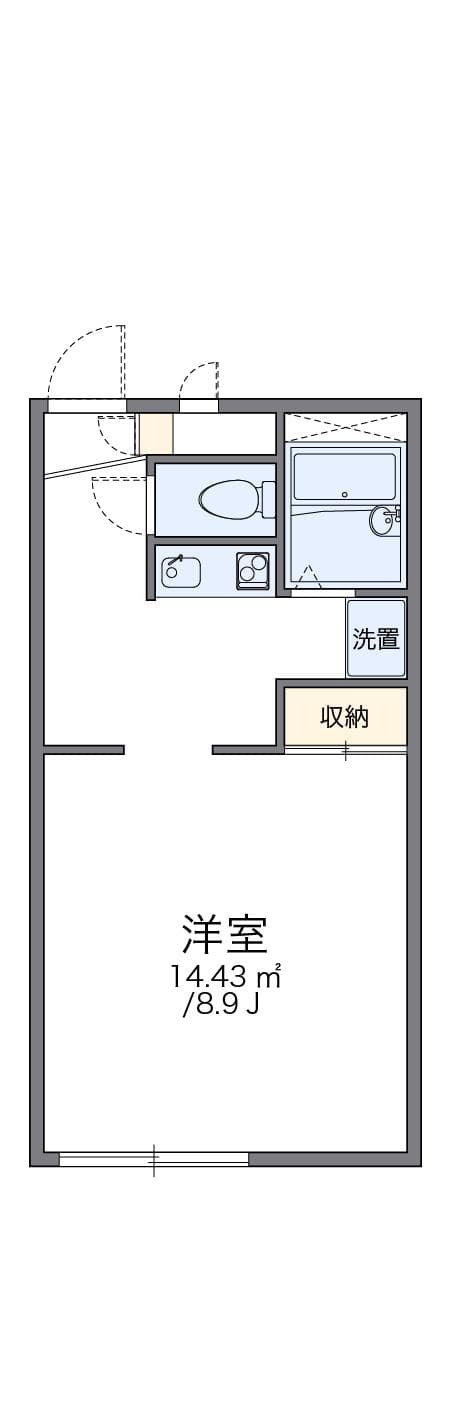 Preview floorplan of leopalace Oki