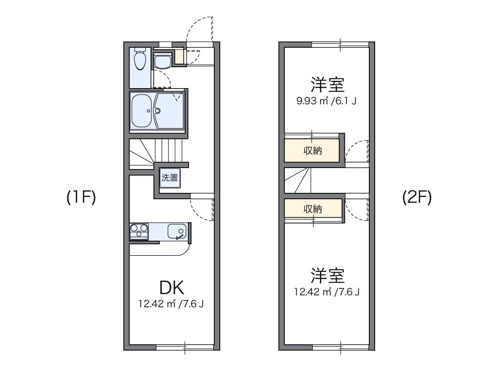 Preview floorplan of leopalace Kaminaka