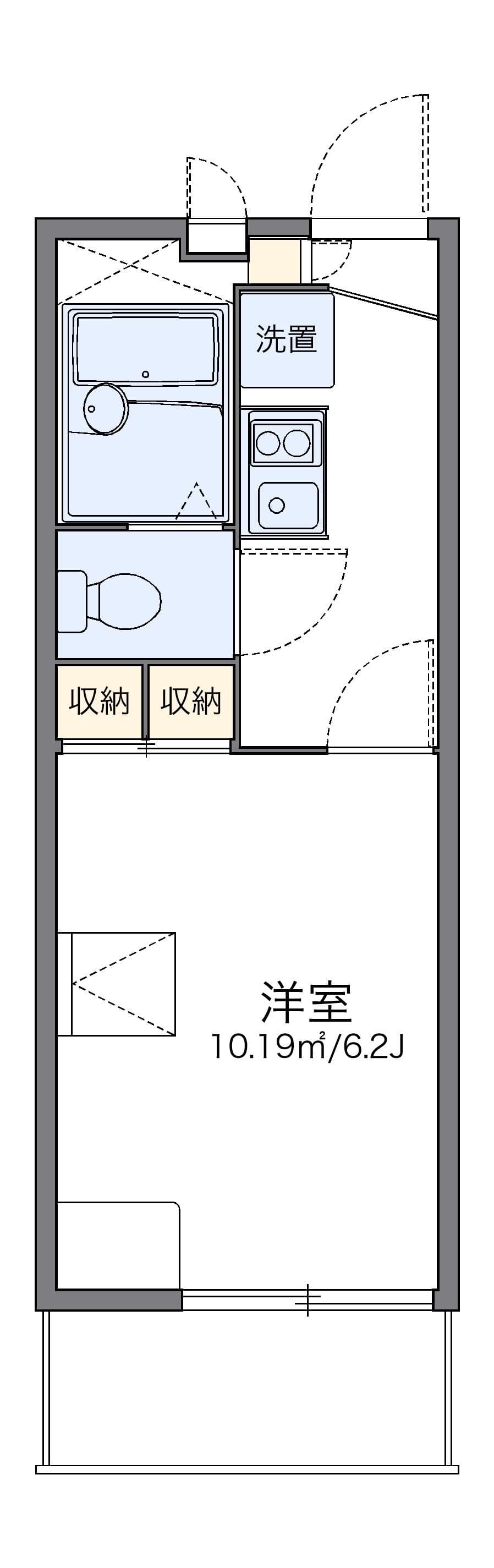Preview floorplan of leopalace Maihama