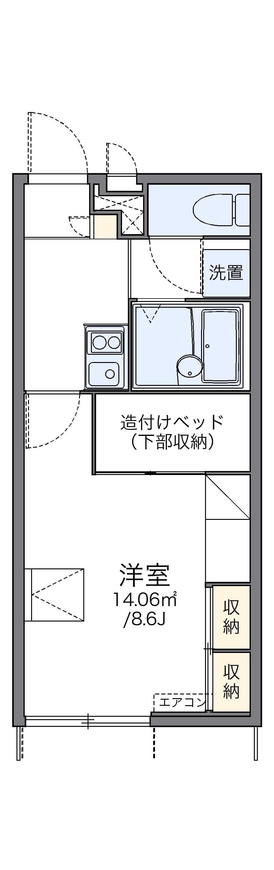 Preview floorplan of leopalace MURAKAMI