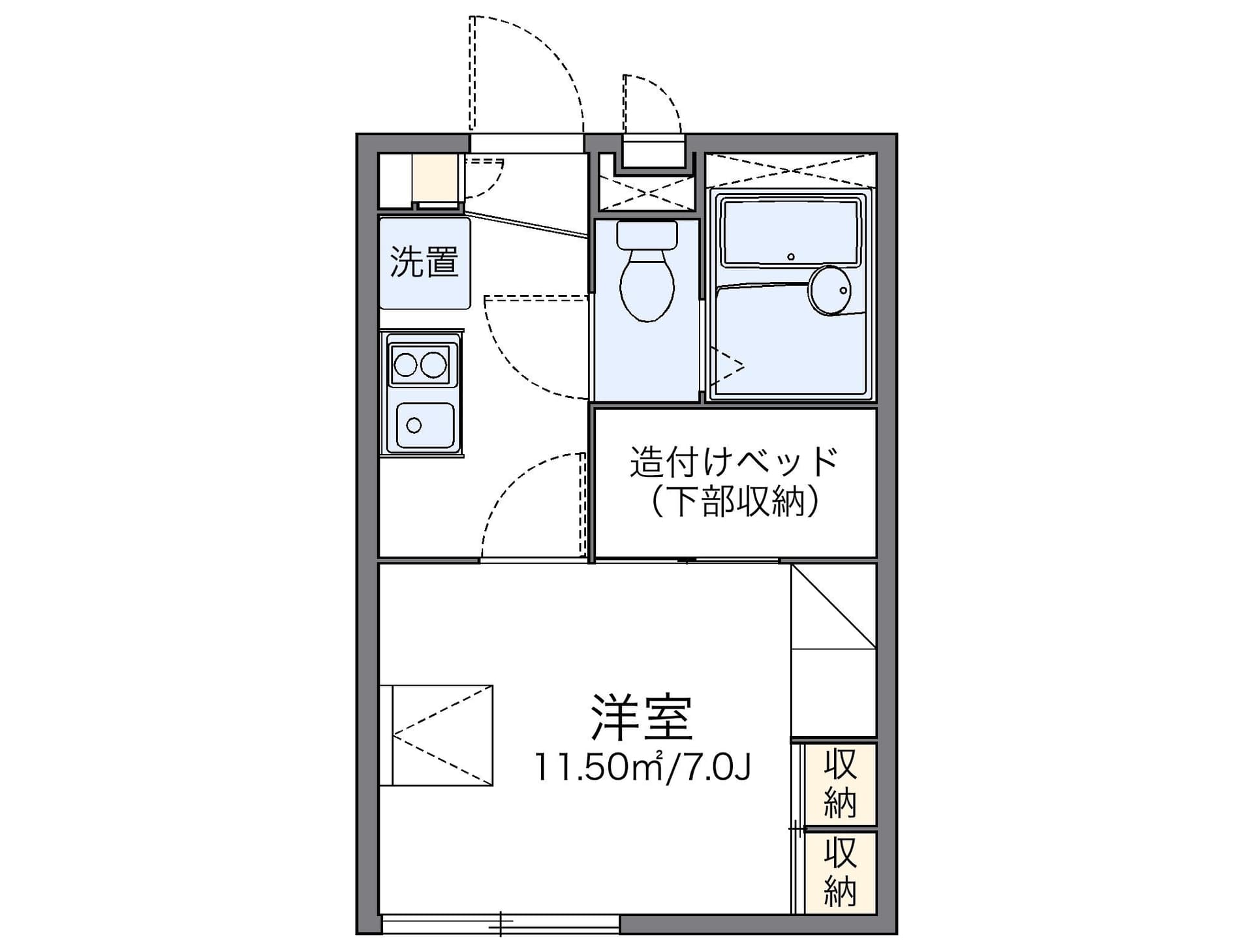 Preview floorplan of leopalace Comfort Kami Shinonome