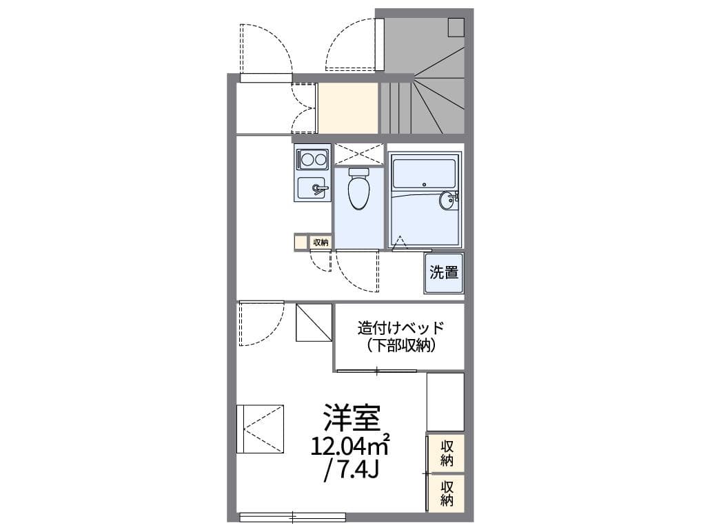 Preview floorplan of leopalace Confare Kamisu I