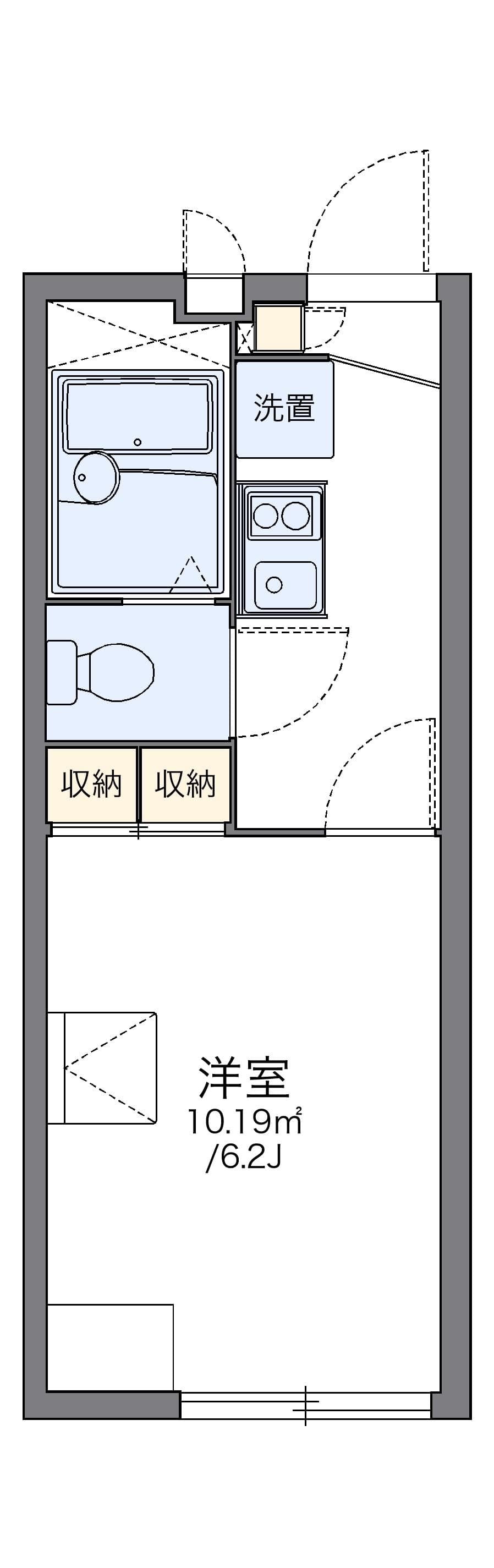 Preview floorplan of leopalace Fuminosato J&K