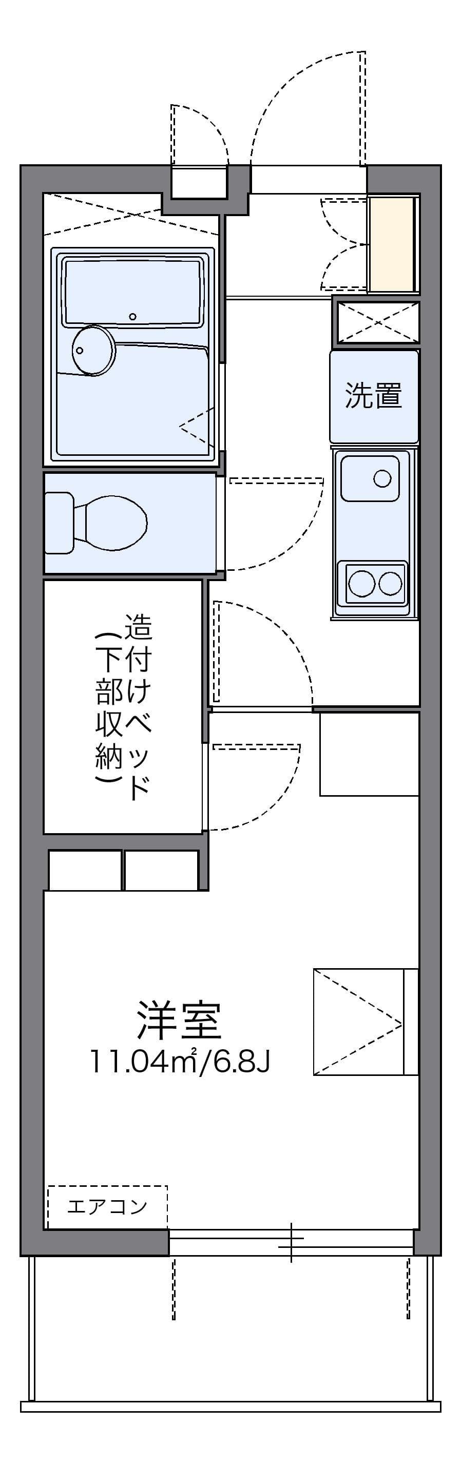 Preview floorplan of leopalace Shonan Machiya