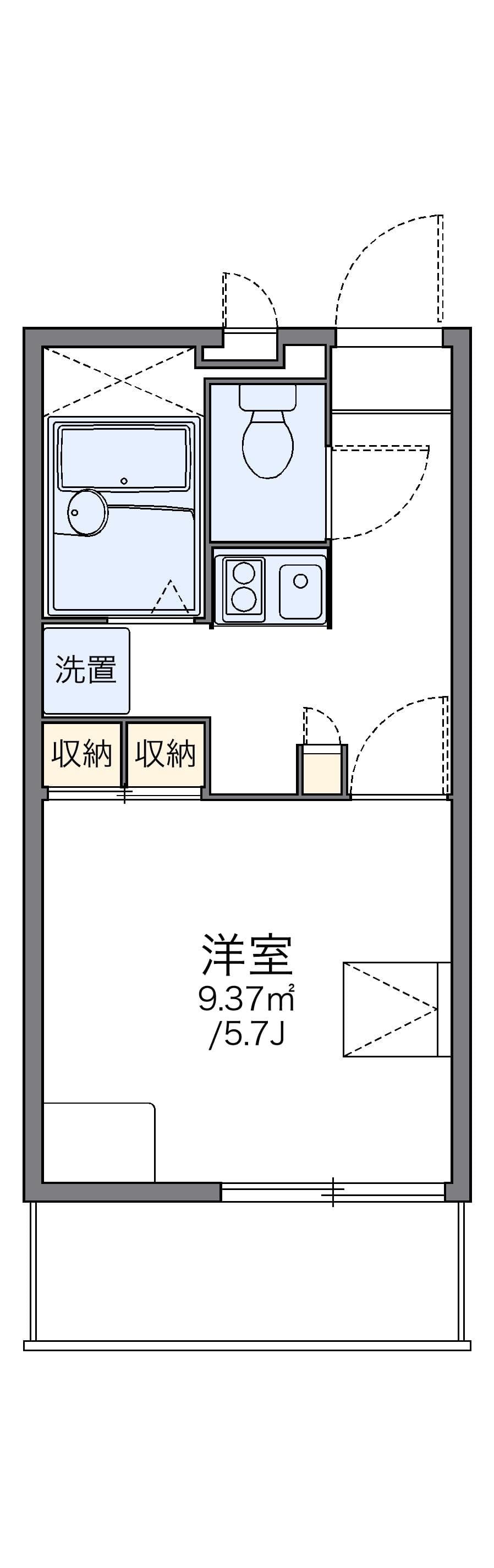 Preview floorplan of leopalace Minami Arako