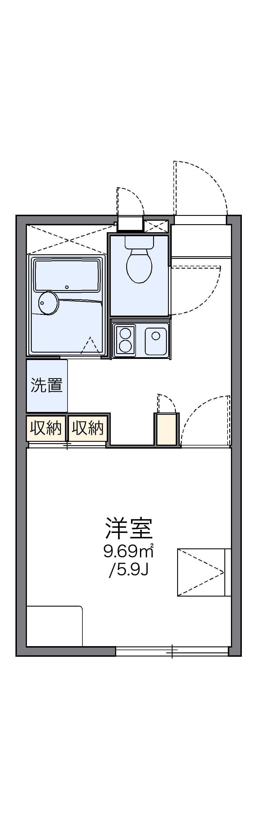 Preview floorplan of leopalace Mito