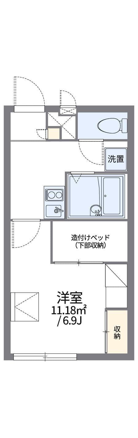 Preview floorplan of leopalace Ikkyujimichi