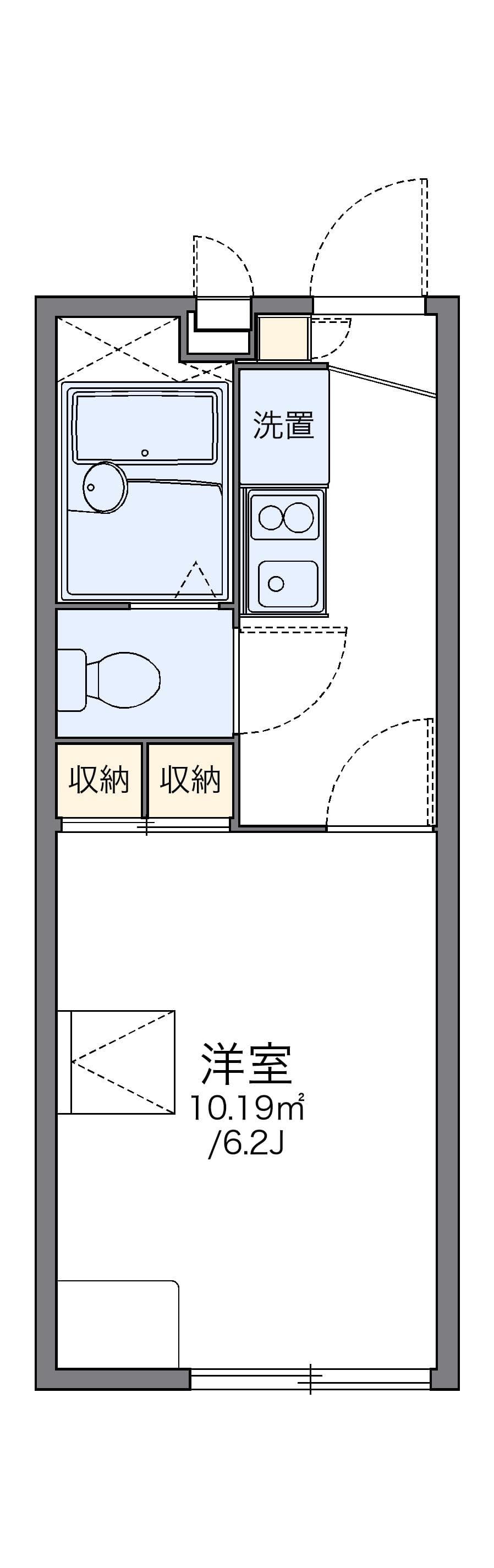 Preview floorplan of leopalace Amour Kaminakazato