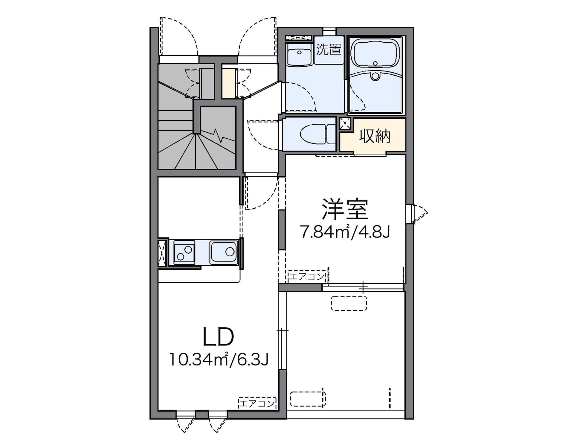 Preview floorplan of LEONEXT Matsuno Tomi II