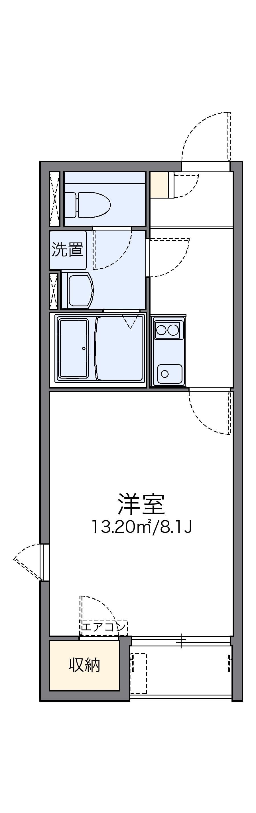 Preview floorplan of LEONEXT Sunny Court Kawahara