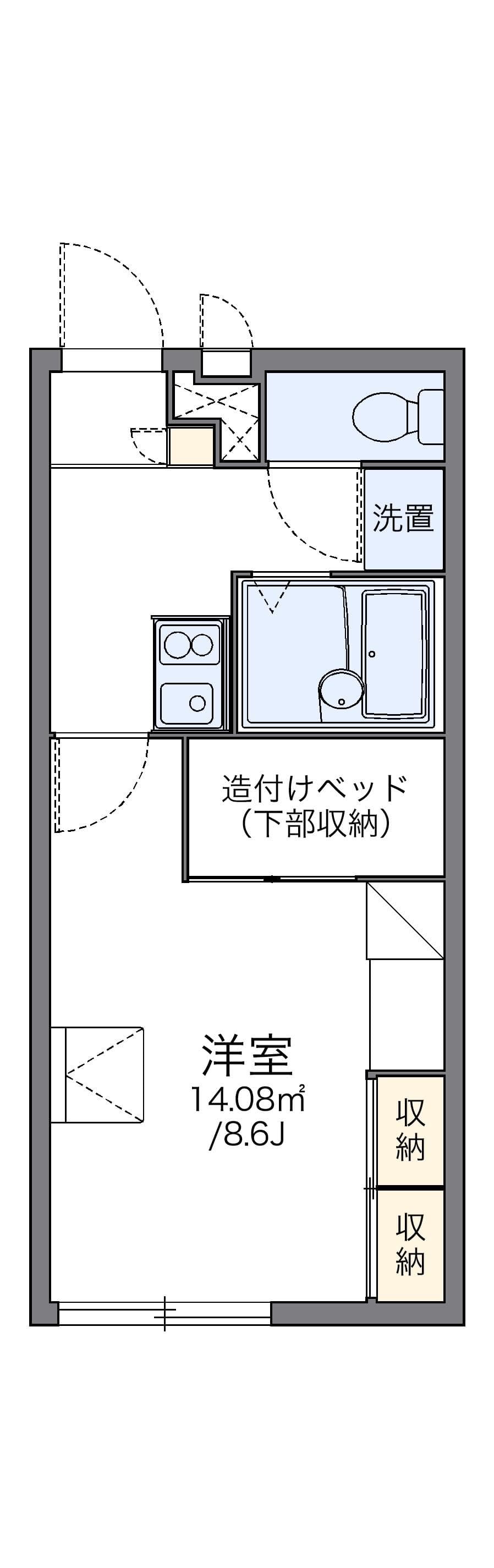 Preview floorplan of leopalace Soja Minami