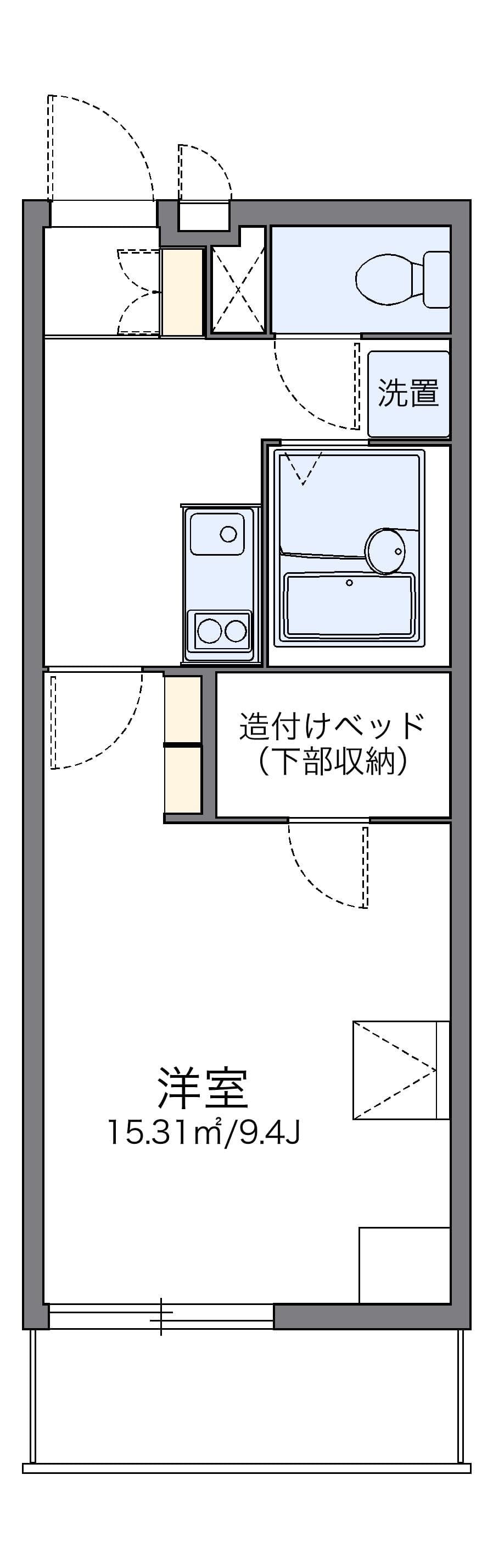 Preview floorplan of leopalace View Terrace Kusauchi