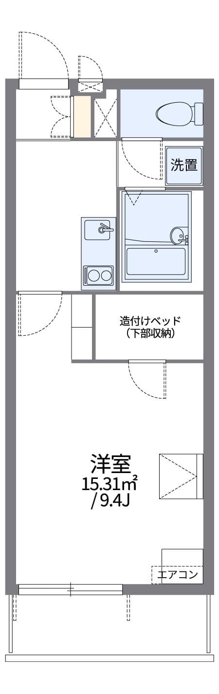 Preview floorplan of leopalace Kuukou Dori II