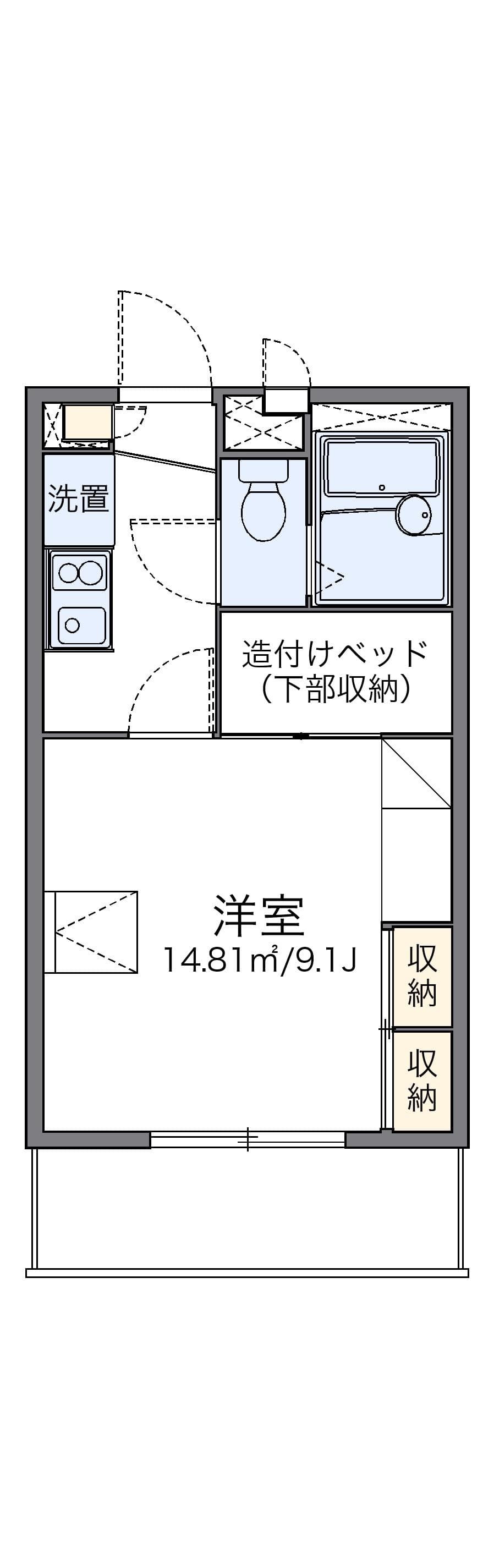 Preview floorplan of leopalace Tada 4