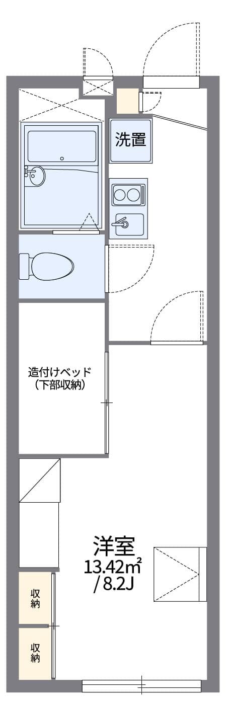 Preview floorplan of leopalace Hanabusa