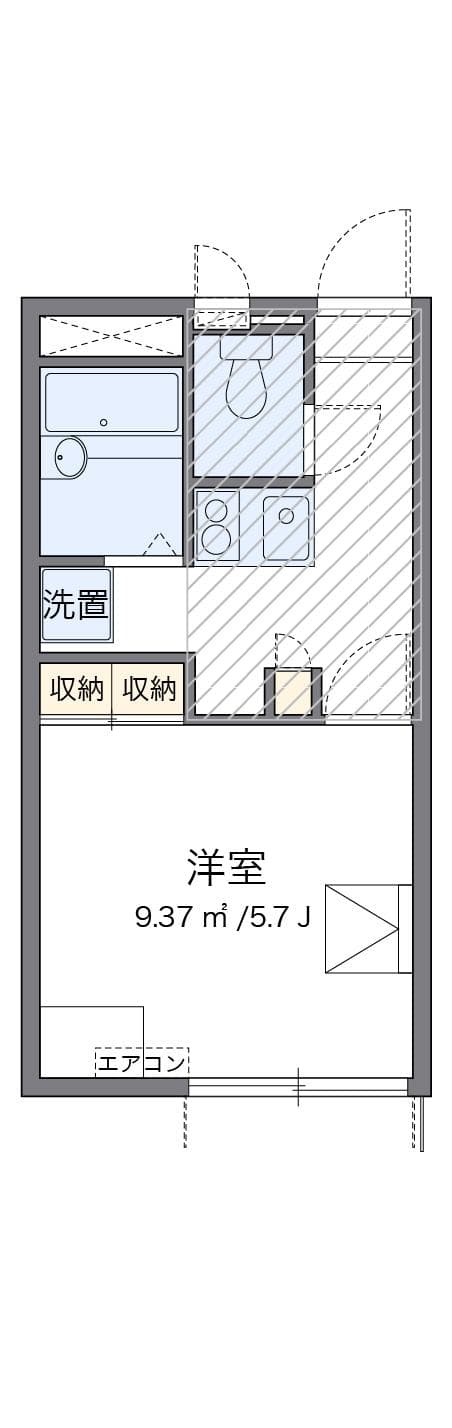 Preview floorplan of leopalace Ashitaka