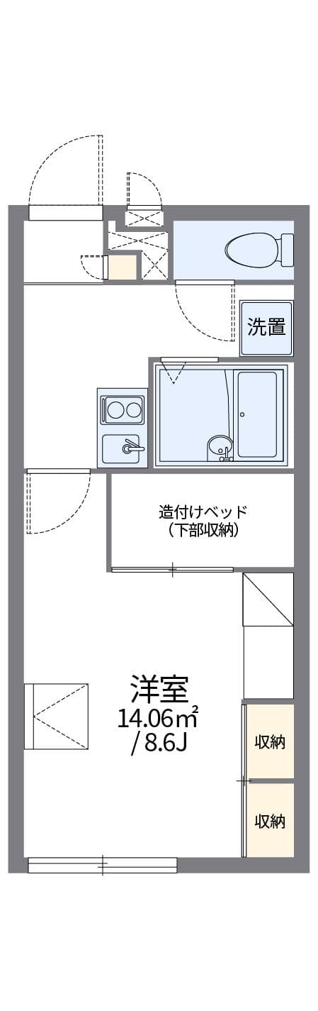 Preview floorplan of leopalace Arai