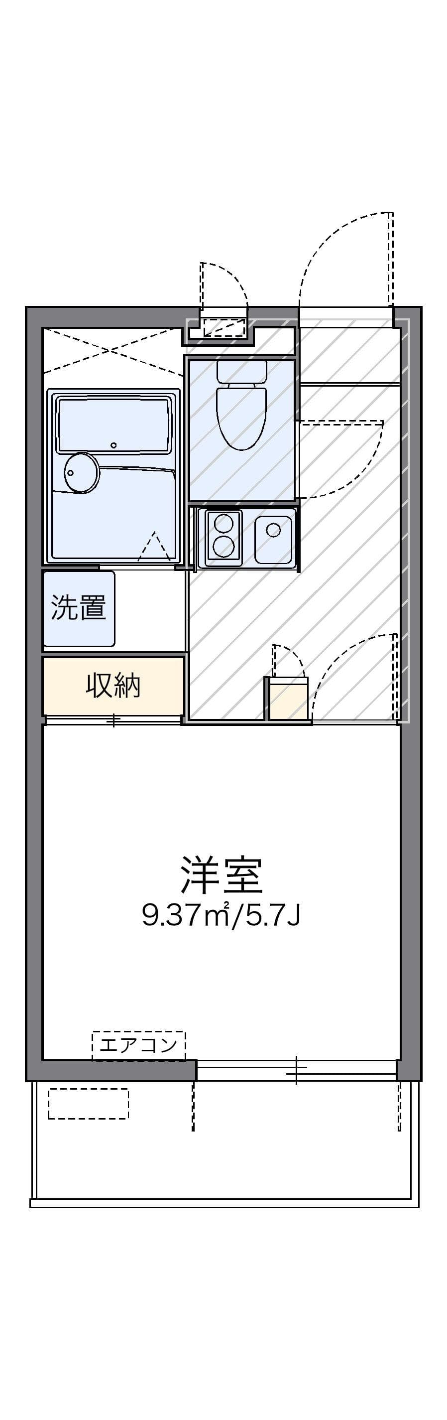 Preview floorplan of leopalace Suzu