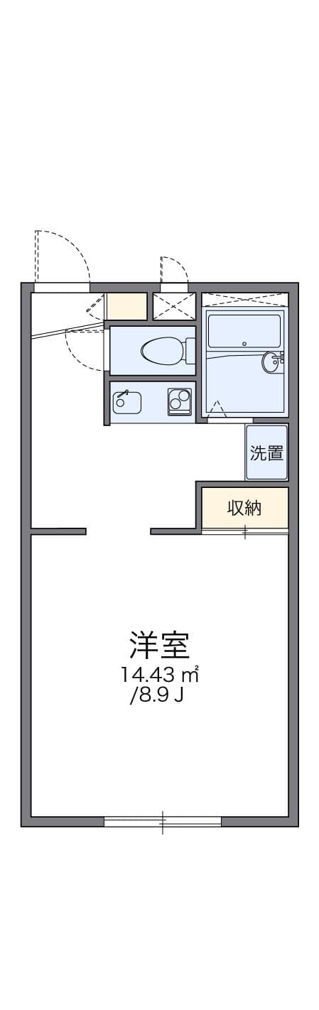 Preview floorplan of leopalace Hanamigahama
