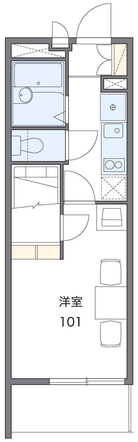 Preview floorplan of leopalace Futaba Hills