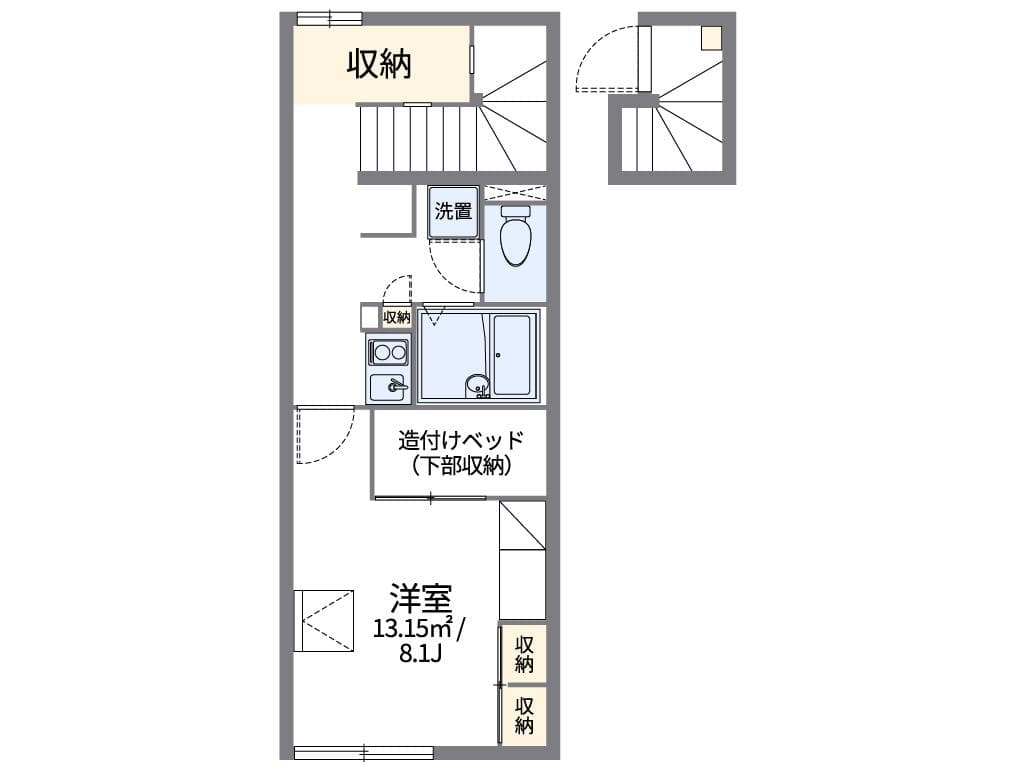 Preview floorplan of leopalace Sakuragawa