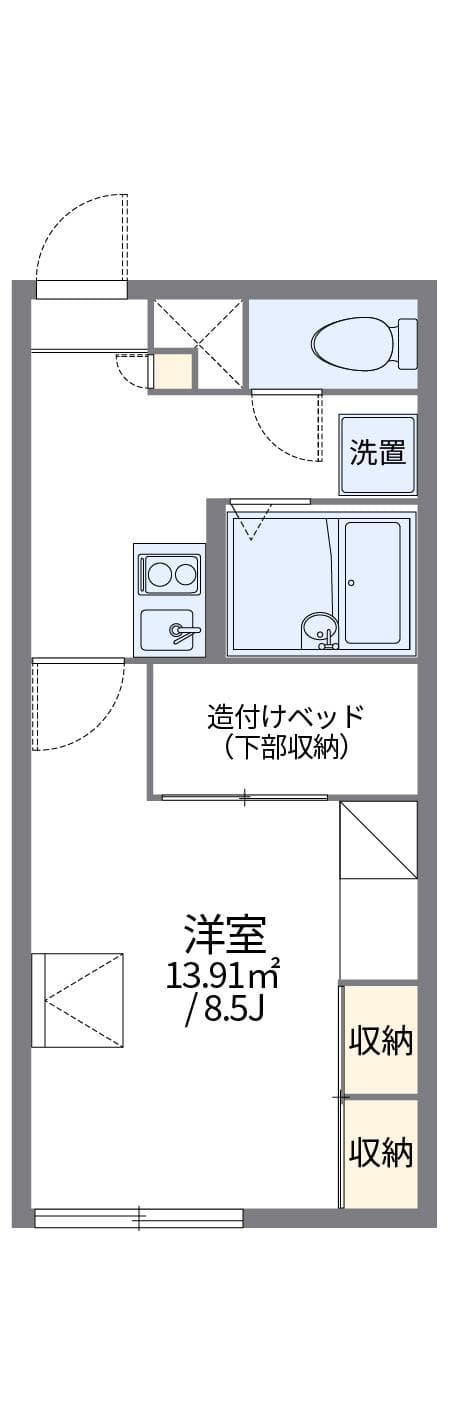 Preview floorplan of leopalace Nishino