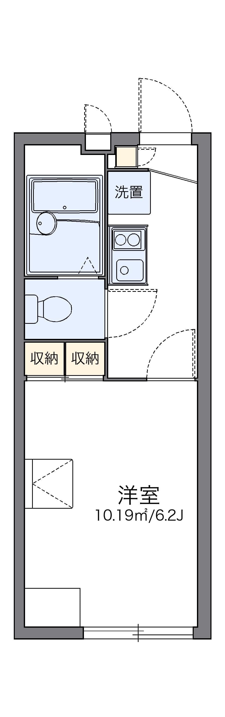 Preview floorplan of leopalace Mihara Higashi II