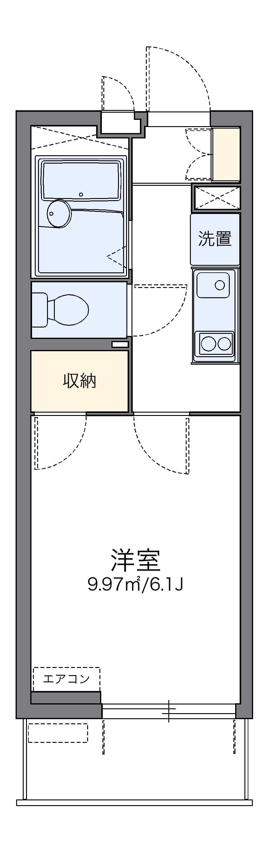 Preview floorplan of leopalace Nakagawa II