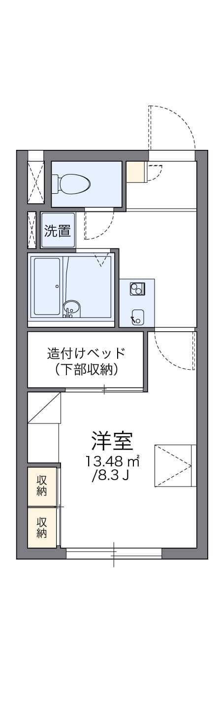 Preview floorplan of leopalace Charme Kita 6jyo