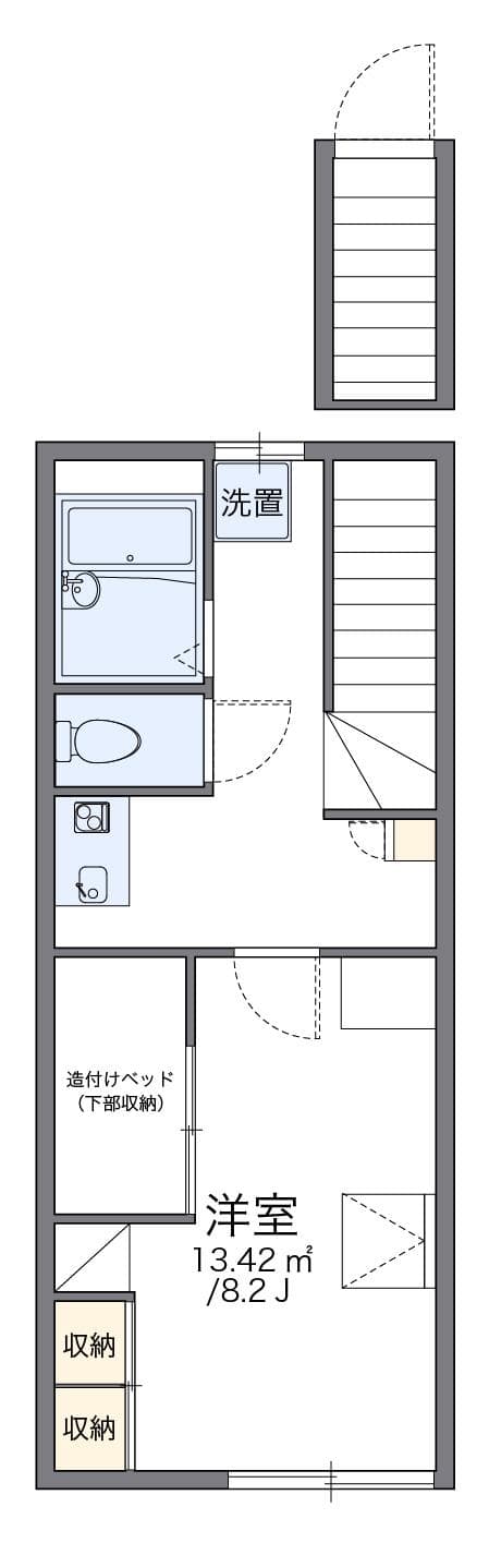 Preview floorplan of leopalace Kawauchi