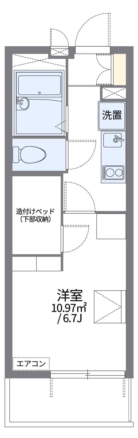 Preview floorplan of leopalace NAGATA