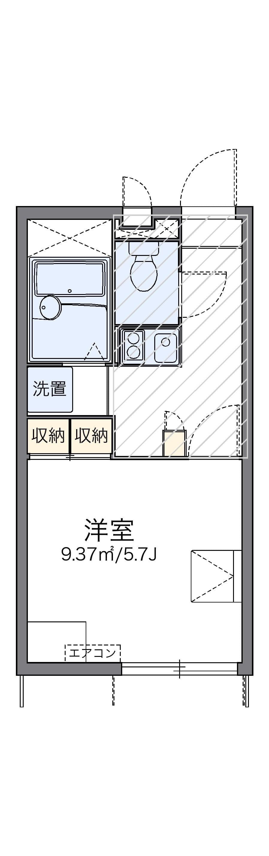 Preview floorplan of leopalace Kiyotaki B