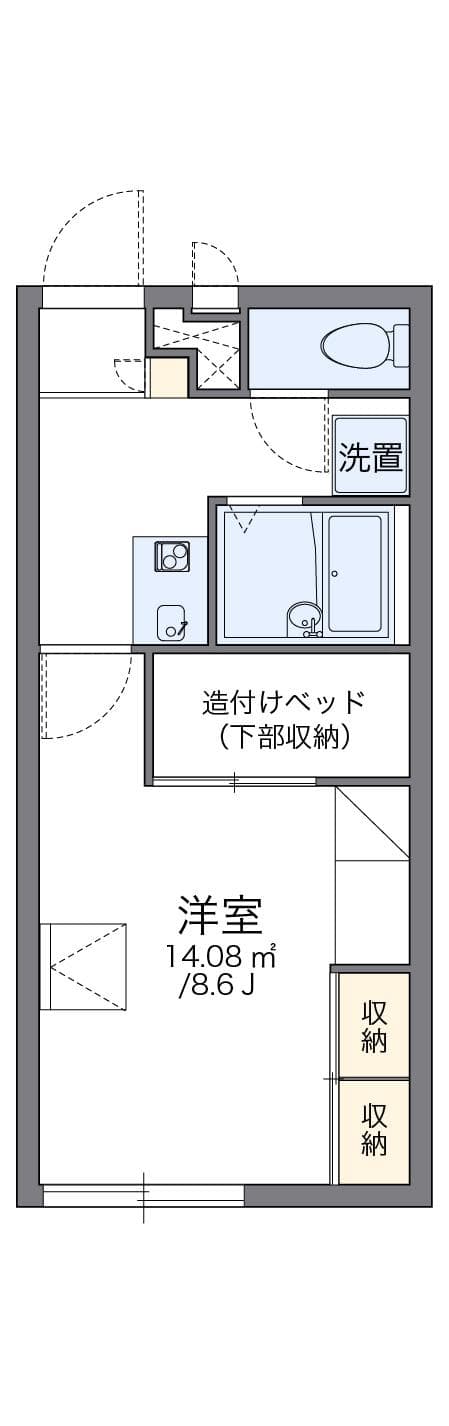 Preview floorplan of leopalace Sawada