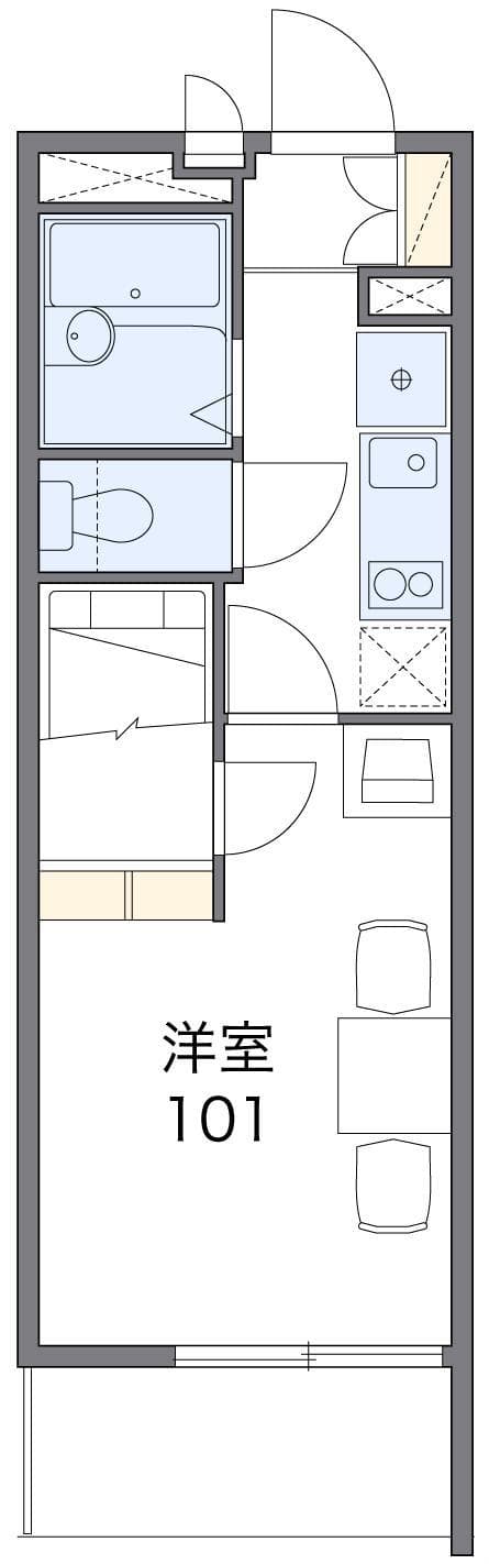 Preview floorplan of leopalace Sachi