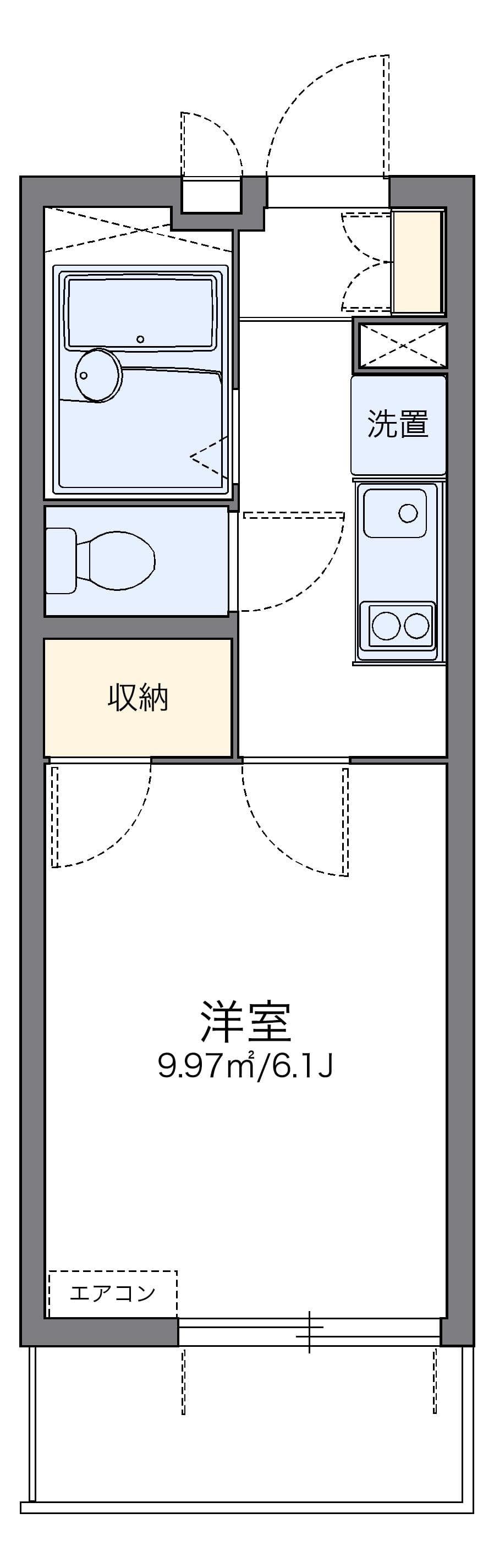 Preview floorplan of leopalace Villa Shirogane