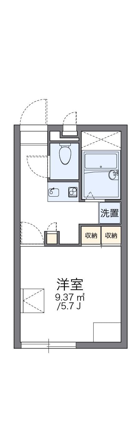 Preview floorplan of leopalace Comfort Kurumegi
