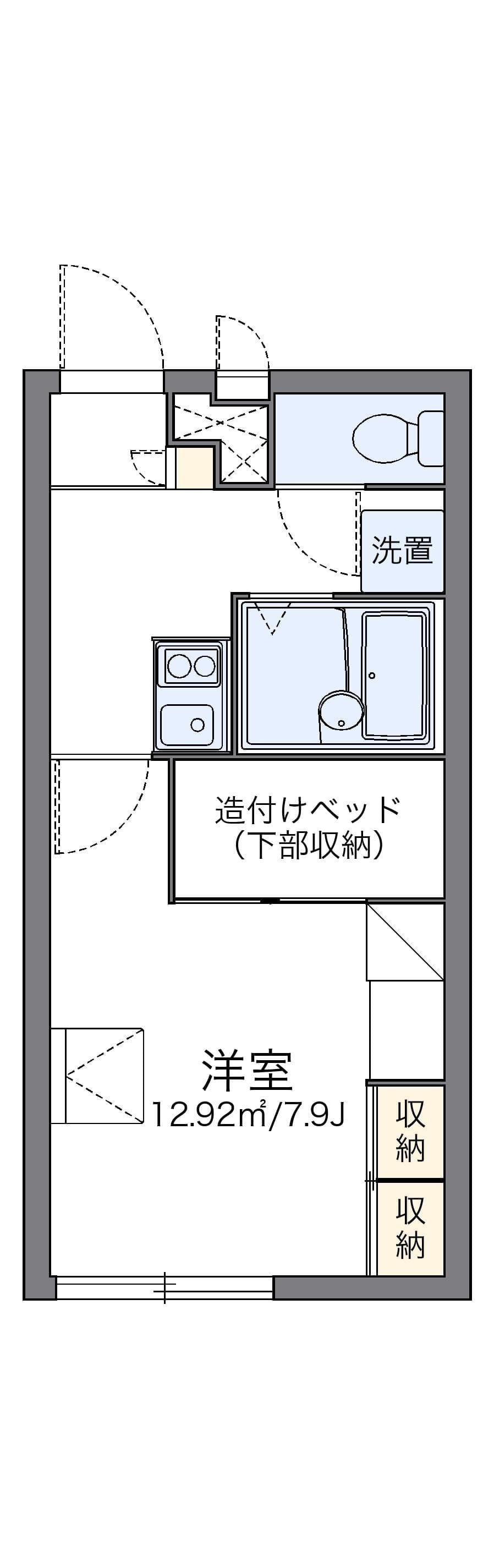 Preview floorplan of leopalace Sunrise Miyabu