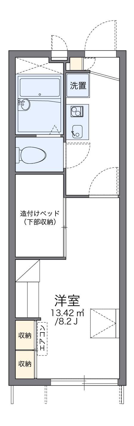 Preview floorplan of leopalace Claire Fujigao I