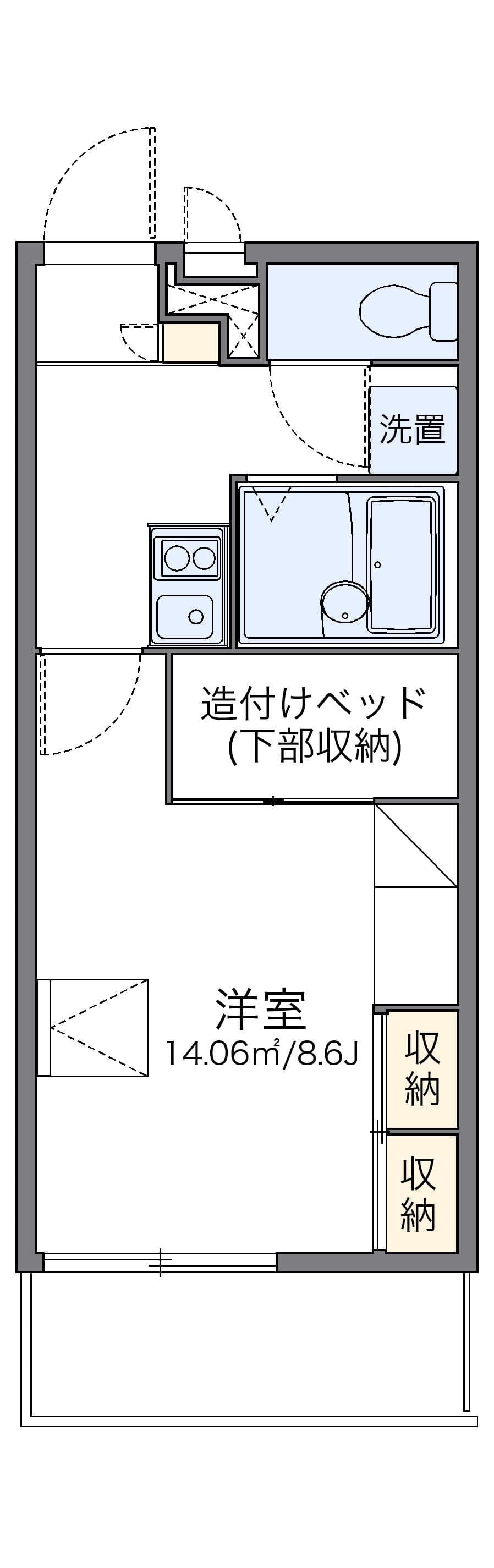 Preview floorplan of leopalace KAMON IV